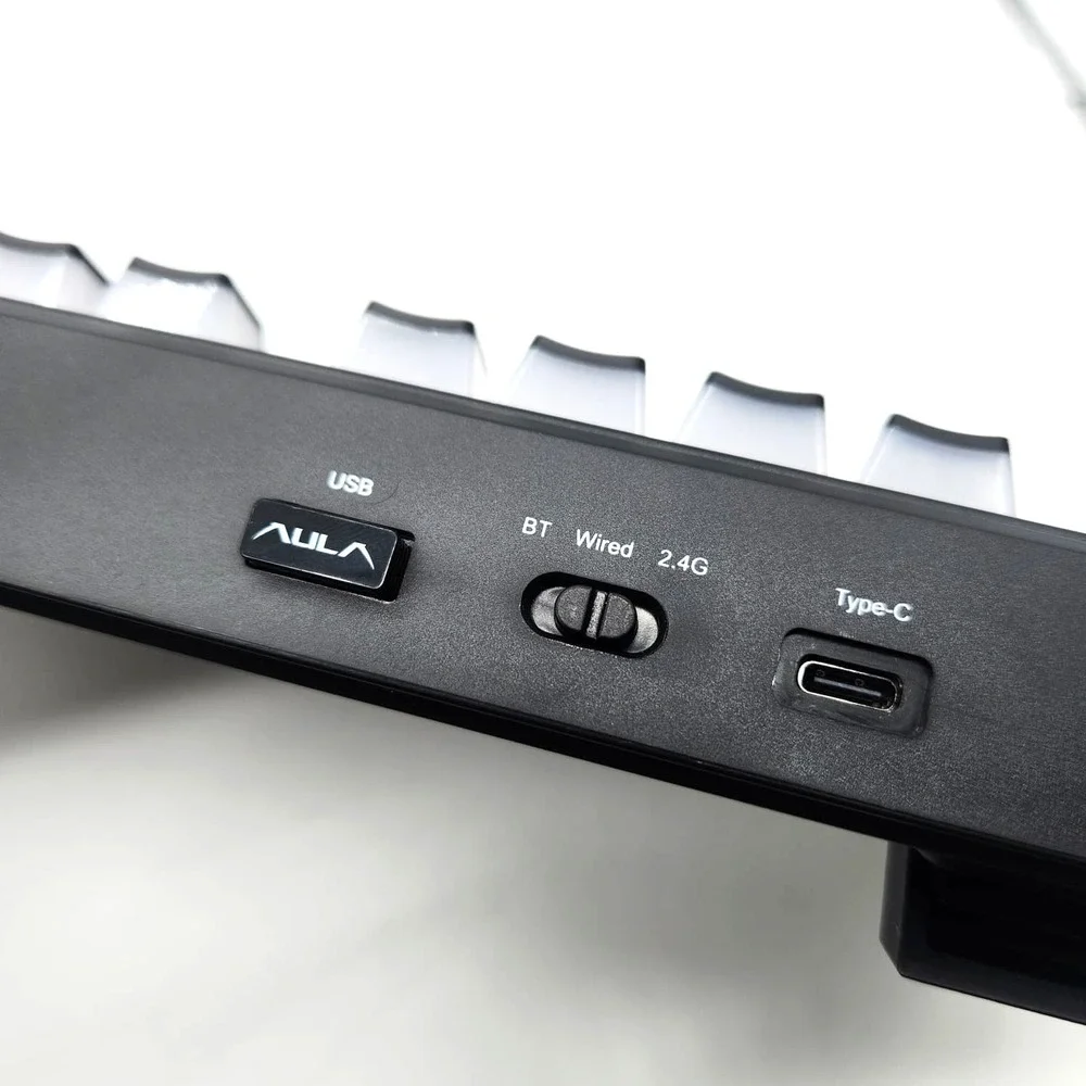 AULA F99 Pro Silent Wireless Mechanical Keyboard Tri-Mode‎ Hot-Swap RGB Black